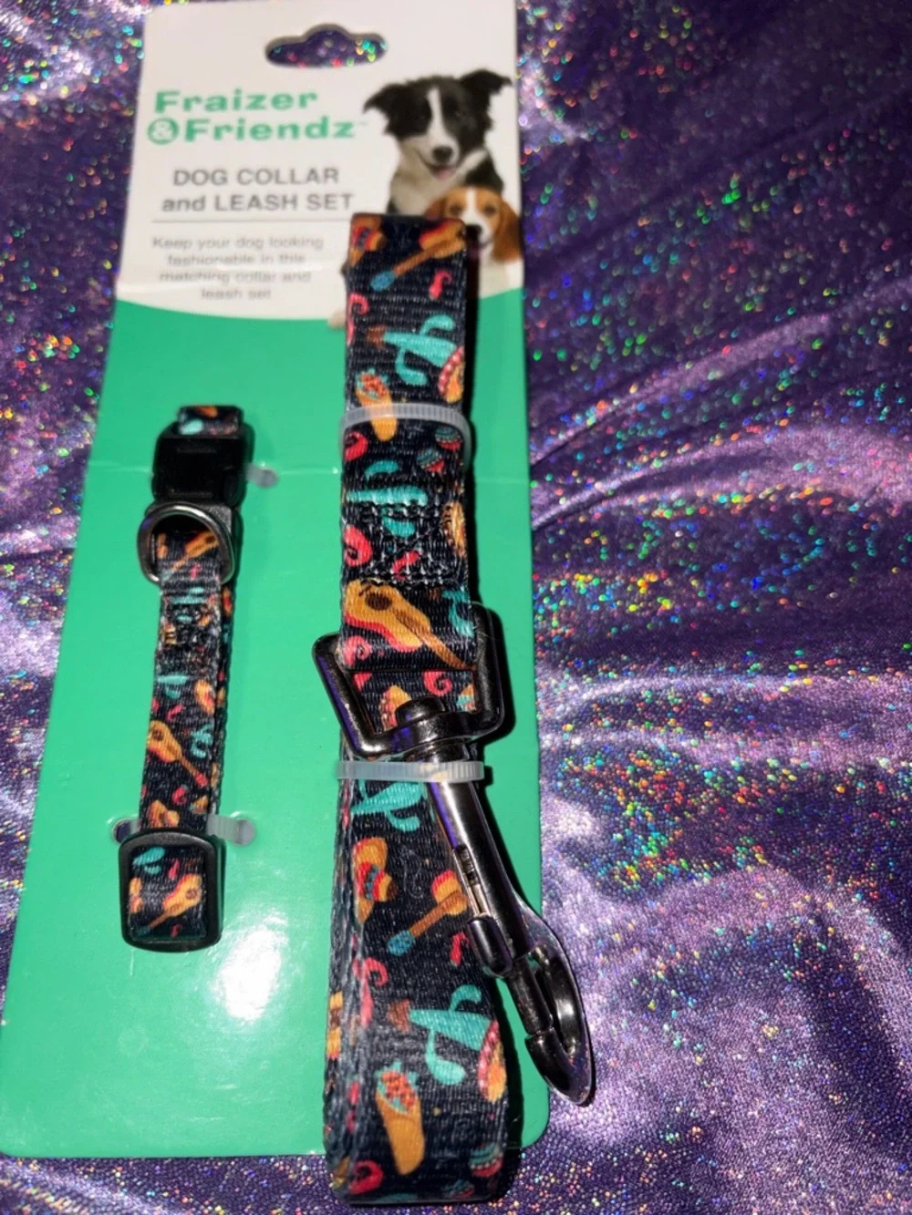 Mexican style  Dog Leash Set